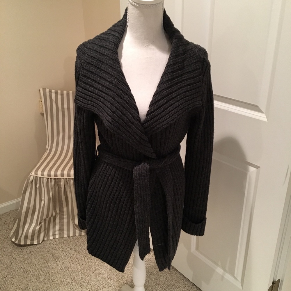 Sonoma belted long cardigan
